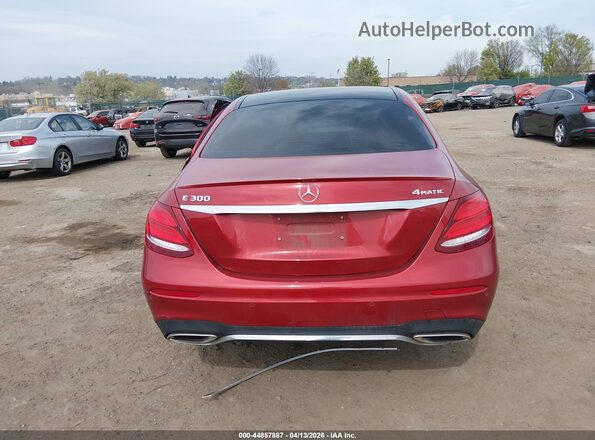 WDDZF4KB3KA592315 2019 MERCEDES-BENZ E-CLASS Красный 