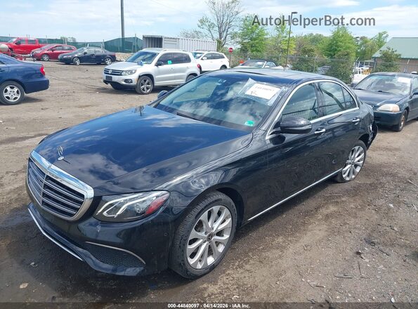 WDDZF4KB4JA410717 2018 MERCEDES-BENZ E-CLASS Black Առջևի ձախ երեք քառորդ տեսարան