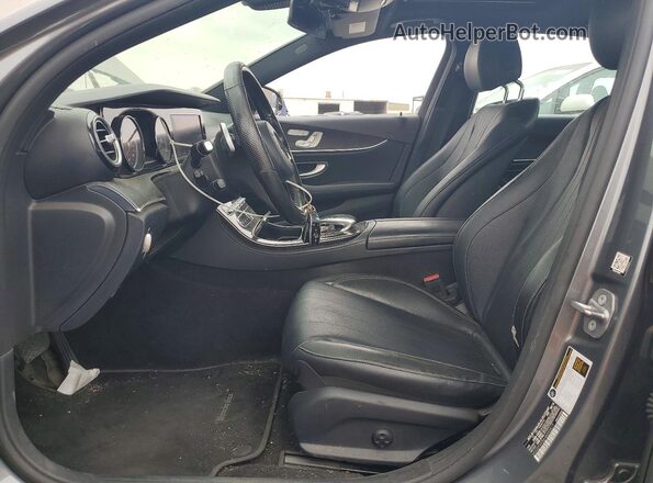 WDDZF4KB6HA093517 2017 MERCEDES-BENZ E Gray Вид салону спереду