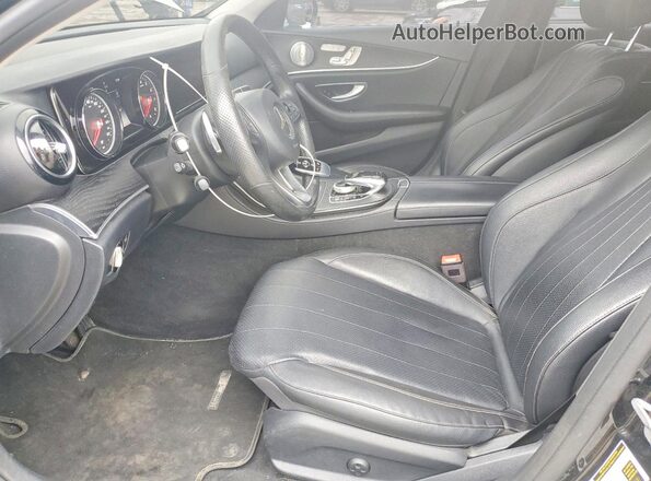 WDDZF4KB6JA365862 2018 MERCEDES-BENZ E Black Widok wnętrza z przodu
