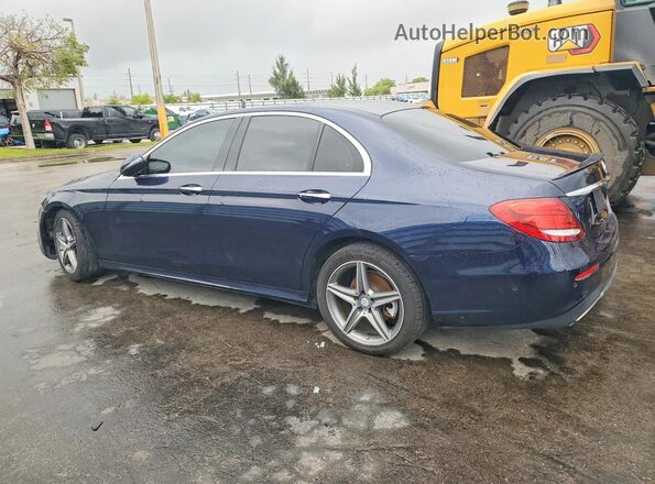 WDDZF4KB8HA065248 2017 MERCEDES-BENZ E Blue Tył lewy