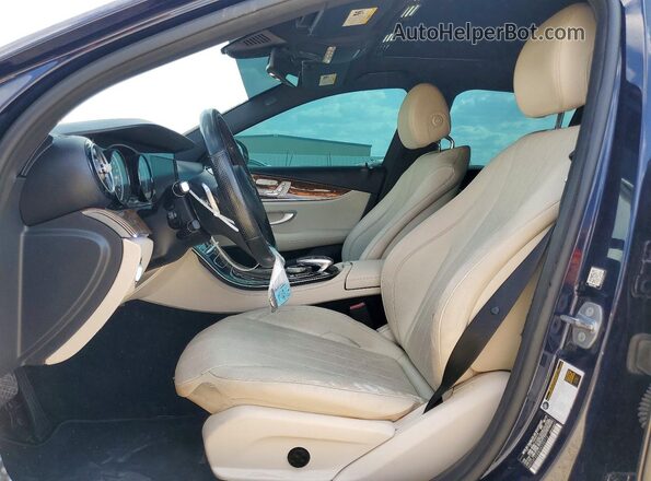 WDDZF4KB8HA225712 2017 MERCEDES-BENZ E Blue წინა სალონის ხედი