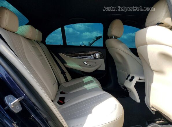 WDDZF4KB8HA225712 2017 MERCEDES-BENZ E Blue უკანა სავარძლების ხედი