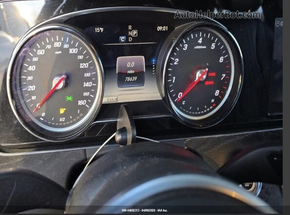 WDDZF4KB8KA573789 2019 MERCEDES-BENZ E Черный Вид спереди
