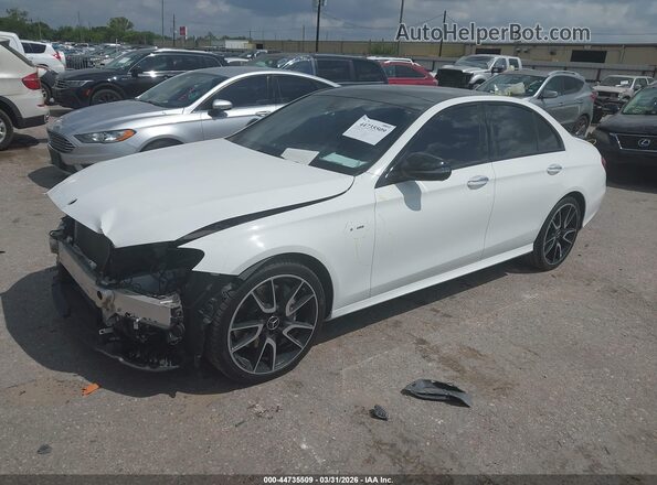 WDDZF6EB6HA159376 2017 MERCEDES-BENZ AMG E 43 White წინა მარცხენა ხედი სამი მეოთხედიდან