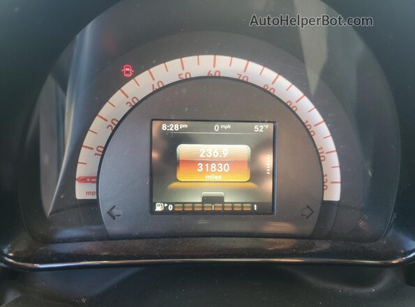 WMEFJ5DA3GK066971 2016 SMART FORTWO Двухцветный Вид щитка приборов
