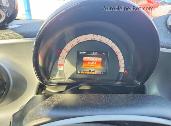 WMEFJ5DA5GK057642 2016 SMART FORTWO Белый Вид щитка приборов