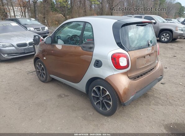 WMEFJ5DA7GK050482 2016 SMART FORTWO Brown Trasero izquierdo