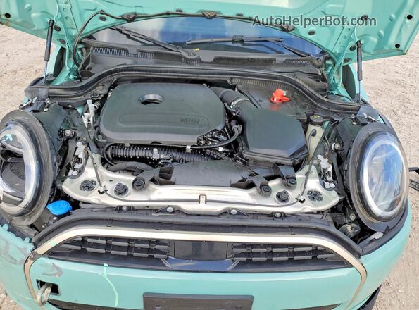 WMW13GD05S2W90198 2025 MINI COOPER Turquoise Вид задньої частини салону