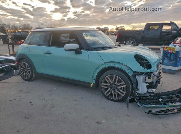 WMW23GD04S2W16758 2025 MINI COOPER Turquoise Delantero derecho