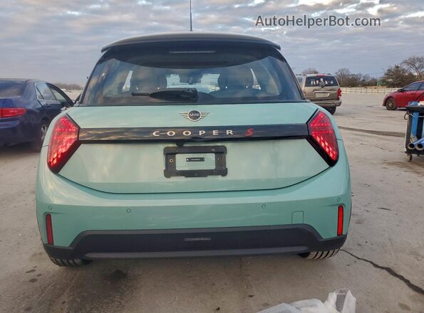 WMW23GD04S2W16758 2025 MINI COOPER Turquoise Vista trasera