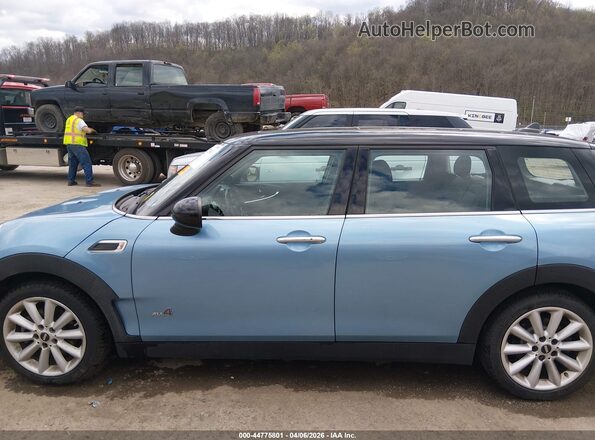 WMWLU1C52J2F29390 2018 MINI CLUBMAN Light Blue Սալոնի 360 աստիճան տեսք