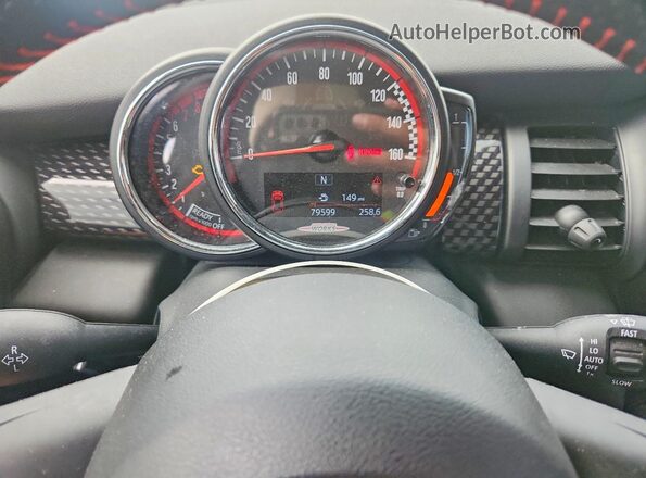 WMWXR9C02M2N89340 2021 MINI COOPER Cream Vista del cuadro de instrumentos
