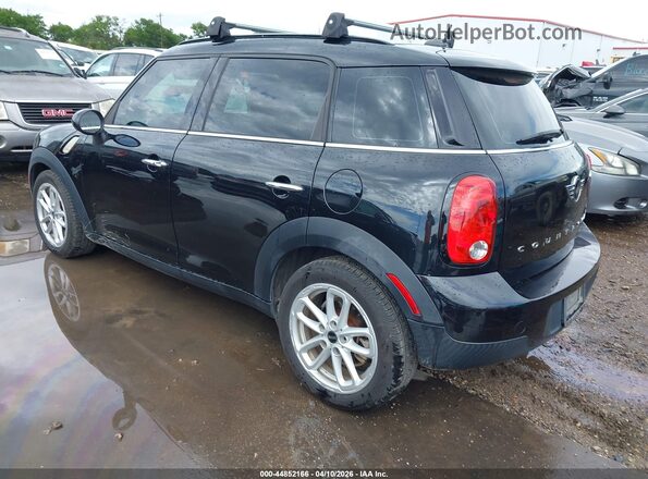 WMWZB3C50GWR48784 2016 MINI COUNTRYMAN Black Tył lewy