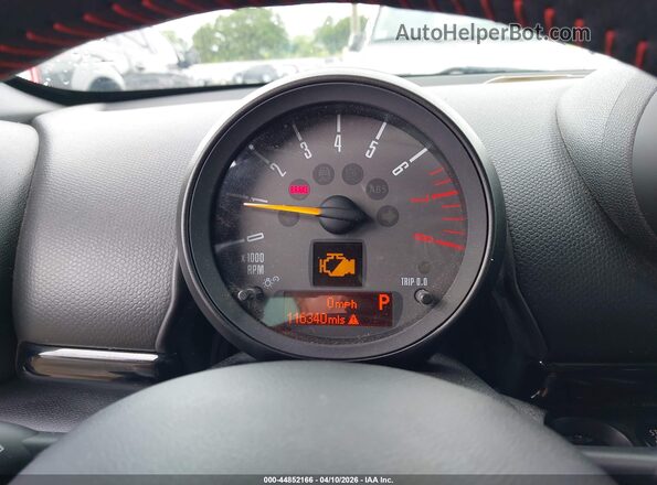 WMWZB3C50GWR48784 2016 MINI COUNTRYMAN Black Widok tylnych siedzeń