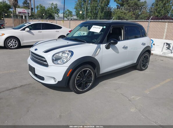 WMWZB3C51GWR48339 2016 MINI COUNTRYMAN Белый Передняя левая четверть