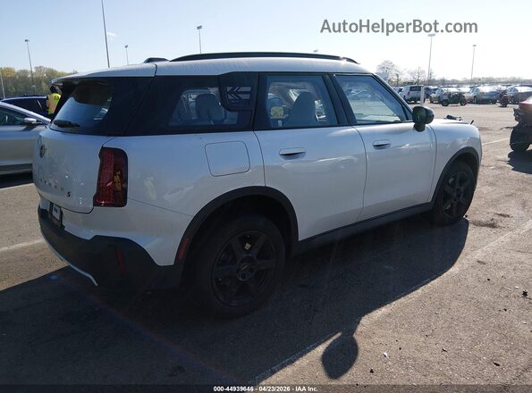 WMZ23GA08S7R46204 2025 MINI COUNTRYMAN White უკანა მარჯვენა