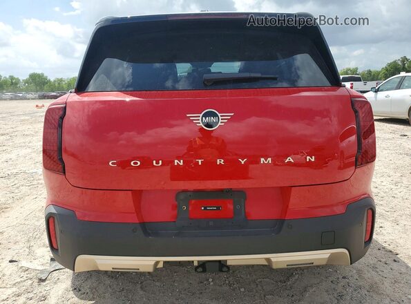 WMZ23GA08T7T82989 2026 MINI COUNTRYMAN Red Widok z tyłu