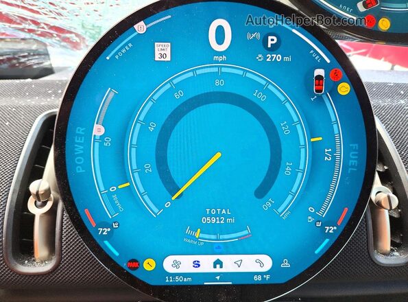 WMZ23GA09S7P56895 2025 MINI COUNTRYMAN Red Вид щитка приладів