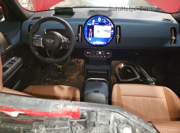 WMZ23GA09S7S76839 2025 MINI COUNTRYMAN Red წინა პანელის ხედი