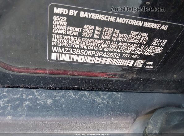 WMZ33BS06P3P42652 2023 MINI COUNTRYMAN Черный Вид подкапотного пространства