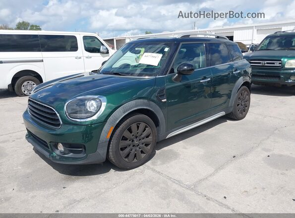 WMZYS7C35H3E06459 2017 MINI COUNTRYMAN Green წინა მარცხენა ხედი სამი მეოთხედიდან