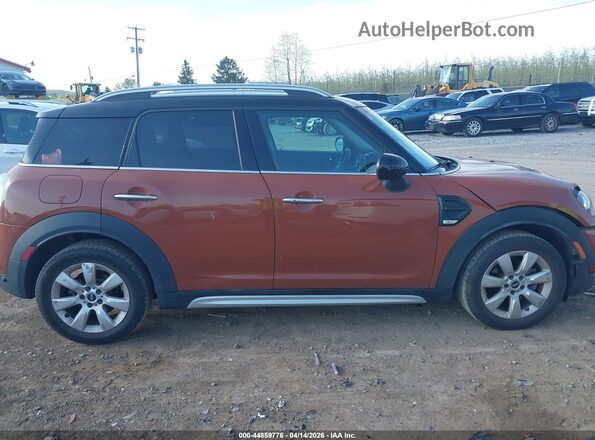 WMZYS7C3XJ3E09279 2018 MINI COUNTRYMAN Brown Widok wnętrza z tyłu