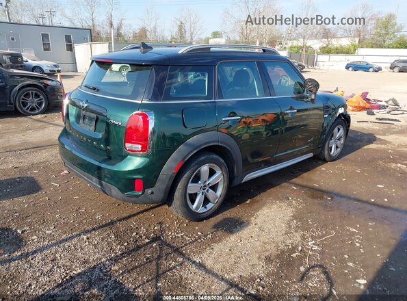 WMZYV5C32H3E02266 2017 MINI COUNTRYMAN Green Trasero derecho