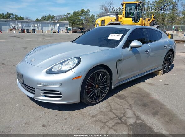 WP0AA2A72GL008019 2016 PORSCHE PANAMERA Серебряный Передняя левая четверть