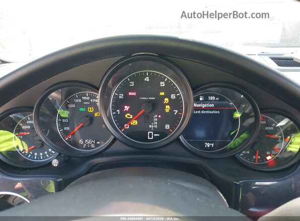 WP0AA2A72GL008019 2016 PORSCHE PANAMERA Серебряный Вид задних сидений