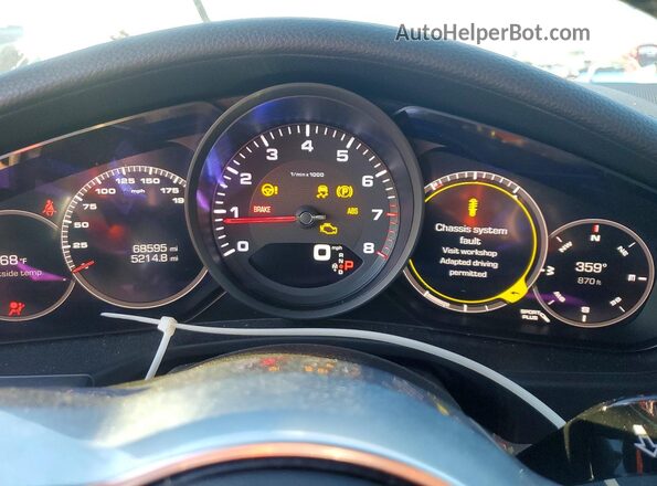 WP0AA2A72LL100838 2020 PORSCHE PANAMERA White Instrument cluster view