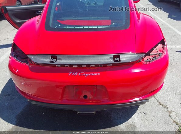 WP0AA2A82JK260357 2018 PORSCHE CAYMAN Red წინა ხედი