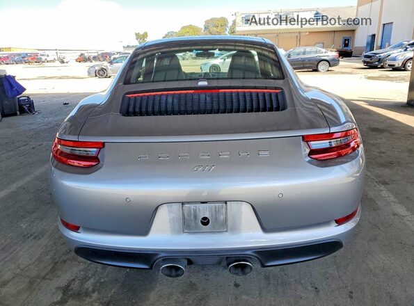 WP0AA2A92JS105980 2018 PORSCHE 911 Silver უკანა ხედი