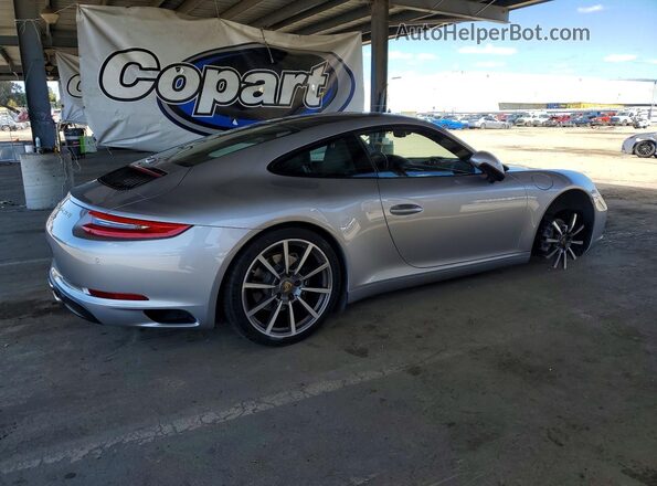 WP0AA2A92JS105980 2018 PORSCHE 911 Silver უკანა მარჯვენა