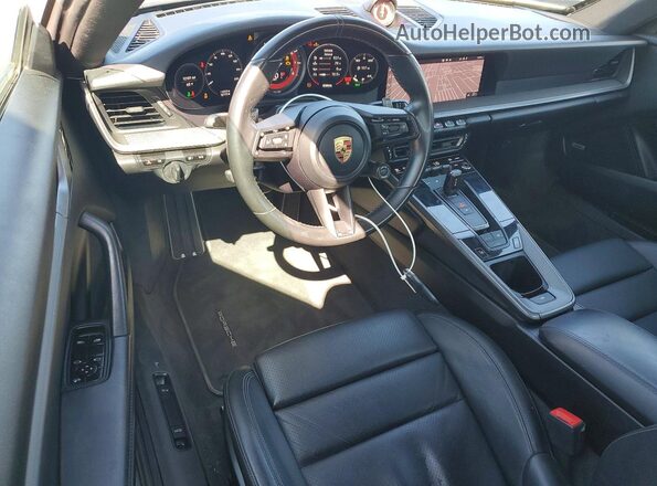 WP0AA2A99MS206096 2021 PORSCHE 911 White Առջևի վահանակի տեսք
