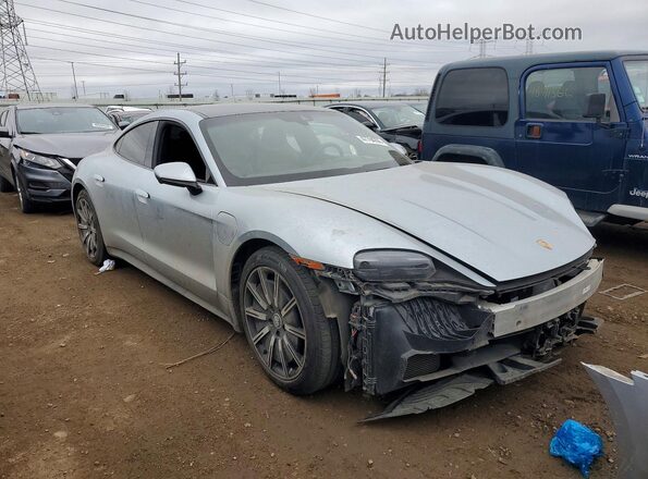 WP0AA2Y12MSA13405 2021 PORSCHE TAYCAN Silver წინა მარჯვენა