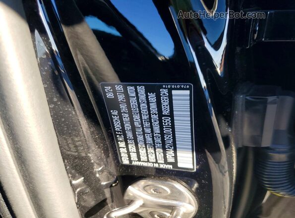 WP0AA2YA0SL001550 2025 PORSCHE PANAMERA Black Widok komory silnika