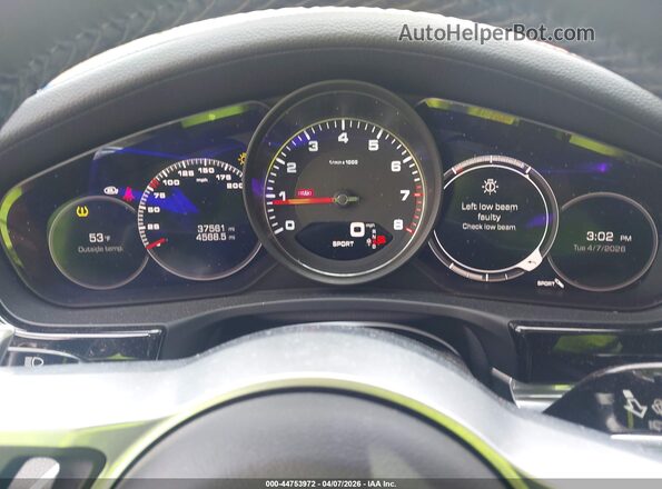 WP0AB2A73LL140598 2020 PORSCHE PANAMERA Gray უკანა სავარძლების ხედი