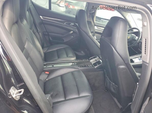 WP0AB2A79GL050538 2016 PORSCHE PANAMERA Black Rear seats view