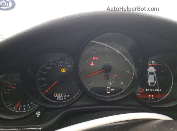 WP0AB2A79GL050538 2016 PORSCHE PANAMERA Black Instrument cluster view