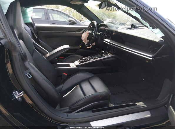 WP0AB2A93LS228896 2020 PORSCHE 911 Black წინა სალონის ხედი