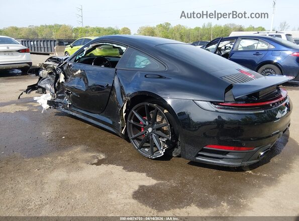 WP0AB2A93LS228896 2020 PORSCHE 911 Black უკანა მარცხენა
