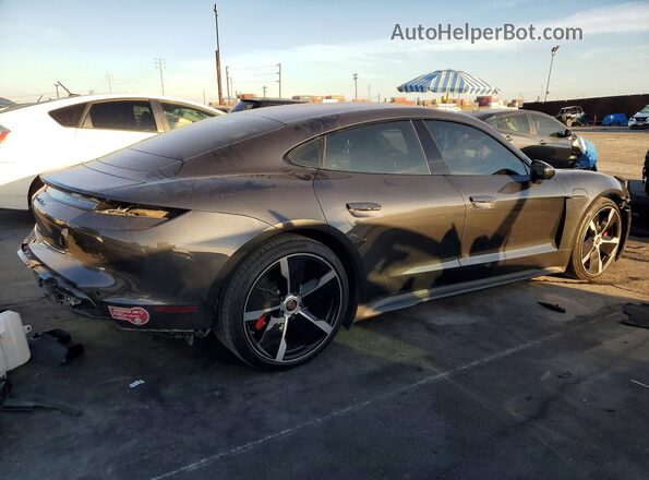 WP0AB2Y10MSA41720 2021 PORSCHE TAYCAN Gray Rear right