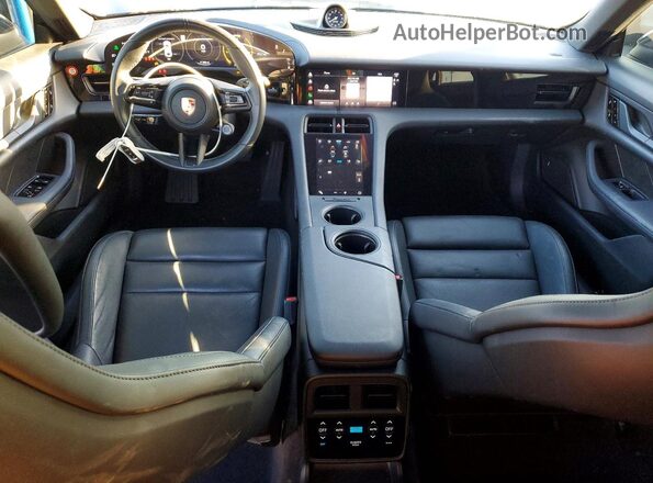 WP0AB2Y10MSA41720 2021 PORSCHE TAYCAN Gray Dashboard view