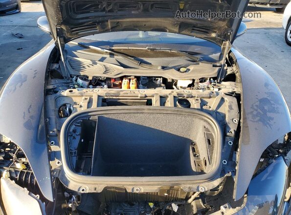 WP0AB2Y10MSA41720 2021 PORSCHE TAYCAN Gray Rear interior view