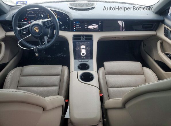 WP0AB2Y15NSA45487 2022 PORSCHE TAYCAN Burgundy Вид панелі приладів