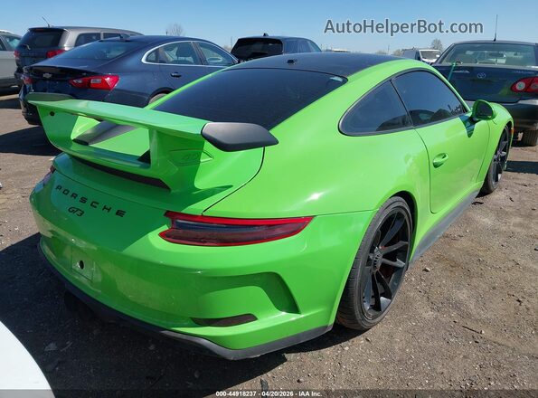 WP0AC2A95JS175760 2018 PORSCHE 911 Green Tył prawy