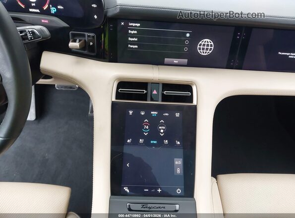 WP0AC2Y13LSA71855 2020 PORSCHE TAYCAN Black 