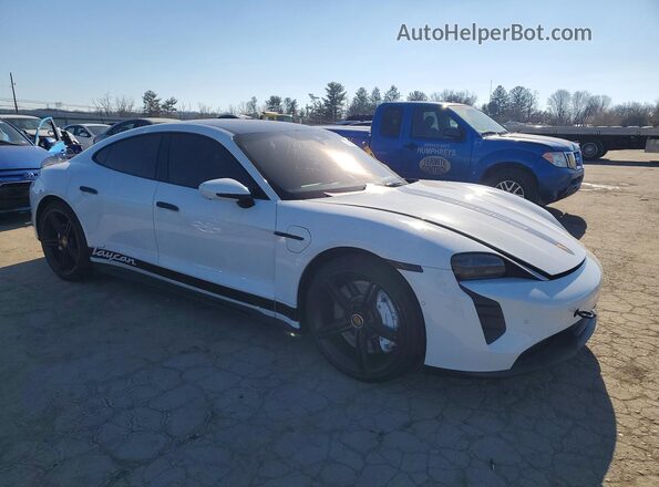 WP0AD2Y18PSA47294 2023 PORSCHE TAYCAN White Przód prawy