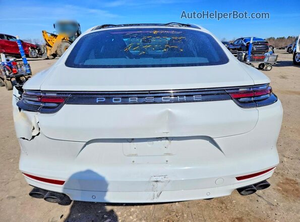 WP0AE2A79LL132495 2020 PORSCHE PANAMERA White Widok z tyłu